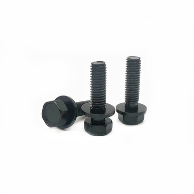10.9 Grade Hexagonal Gabungan Sekrup baut Dengan Pad Flat Dan Dacromet-dilapisi eksternal