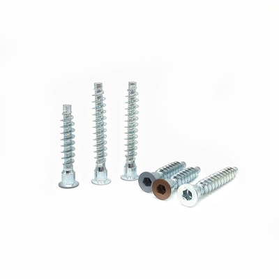 Countersunk Hexagon Cross-Thread Screws Furniture Self-Tapping Straight-Trimming Teeth Kayu
