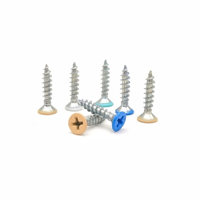 Custom Flat Head Countersunk Cross Tapping Screws Dicat Warna
