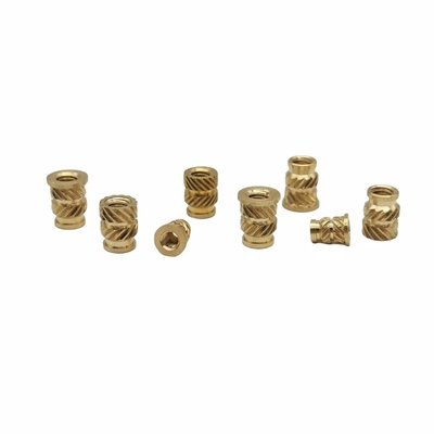 Pabrik Grosir Custom Brass Knurled Nut Through-Hole Knurled Nut Tembaga Masuk Tembaga Bunga Ibu