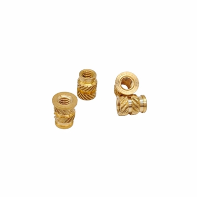 Pabrik Grosir Double Twill Tembaga Nut Kuningan Nut Cap Through-Hole Knurled Nut