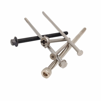 Long Screw Hexagon Flange Bolt Untuk Mesin Pemotong Rumput Motor Pabrik Grosir kustomisasi