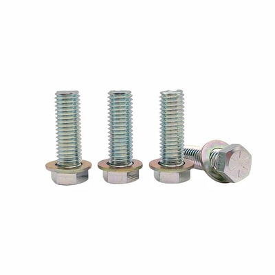 Grosir Perlindungan Lingkungan Hitam Seng Eksternal Hexagon Bolt Warna Zinc Full Thread Hexagon Head Screw
