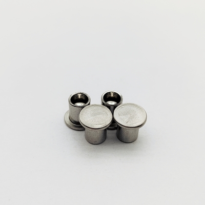 304 Stainless Steel Semi-tubular Rivet Flat Head DIN 7340 M3-M8