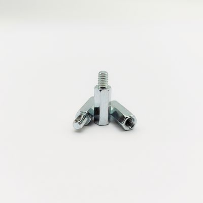 Sekrup Standoff Hex Pria-Wanita Tugas Berat - Kelas Industri - Dilapisi Seng Biru - M4 hingga M10