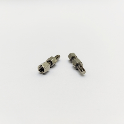 304 stainless steel #4-40 Hex Standoff Screw 12mm Pria-Wanita Benang