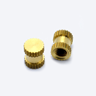 Brass Insert Nut Brass Insert Knurled Nut Blind Lubang Nut Hollow Nut Melalui Lubang Nut untuk Panas Meleleh, plastik