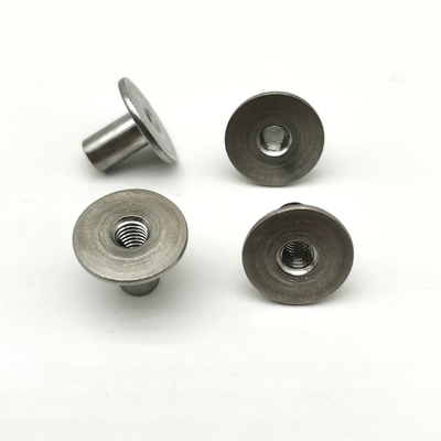 Kerah Kerucut Stainless Steel Rivet T Cap ANSI Standar 1.583g Berat 13x10mm Kerucut Tubular Kerucut Kerucut Baja