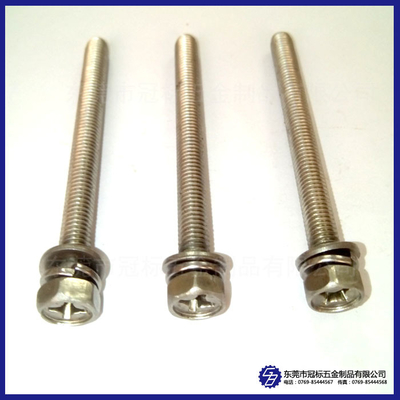 200mm Hex Ekstra Panjang Sekrup Mesin SS302 Bahan DIN571 DIN964