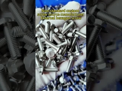 Tembaga Square Neck Head Screws #8-32 Fine Teeth Screws Untuk Peralatan Elektronik