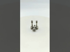 Phillips/Slotted Kombinasi Screw Captive Knurled