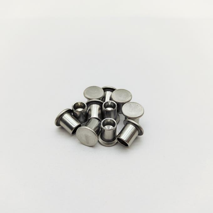 304 SS Semi-Tubular Rivets - Flat Head 120°